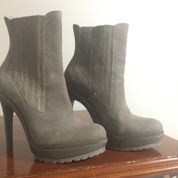 Nude/Taupe Booties - Picture 1 of 3
